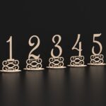 Freestanding Wedding Table Numbers (1–20) - Image 2