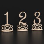 Freestanding Wedding Table Numbers (1–20) - Image 3