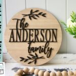 Olive Branch Family Door Sign