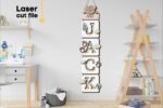 Woodland Friends Baby Name Blocks
